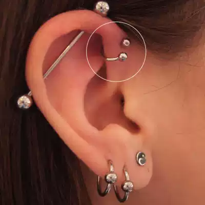 Korean temperament simple personality wild fresh cold wind elf ear clip earrings ear needle female ear ring