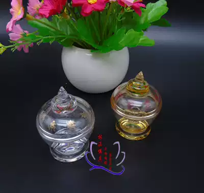 Eight Auspicious Acrylic Treasure Bottle Relic Pagoda Gawu