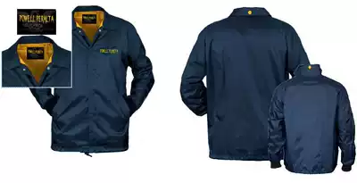 Foreign trade powell men's spring and autumn outdoor sports skateboard windbreaker jacket jacket blue clearance sale