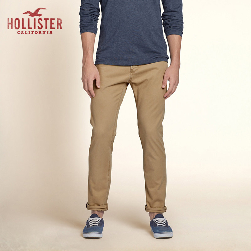 Hollister 5 口袋 Skinny休闲裤 男 85413
