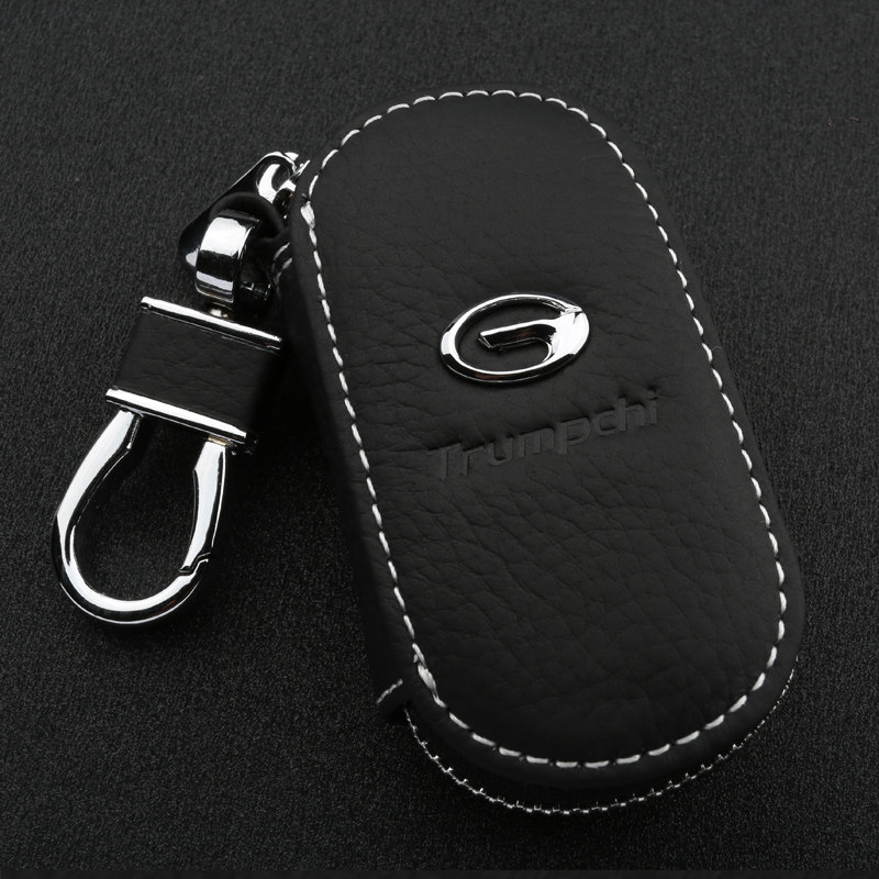 传祺GA3 GA5 GA6 GS4 GS5 GA3S 传祺汽车真皮钥匙包真皮套 牛皮
