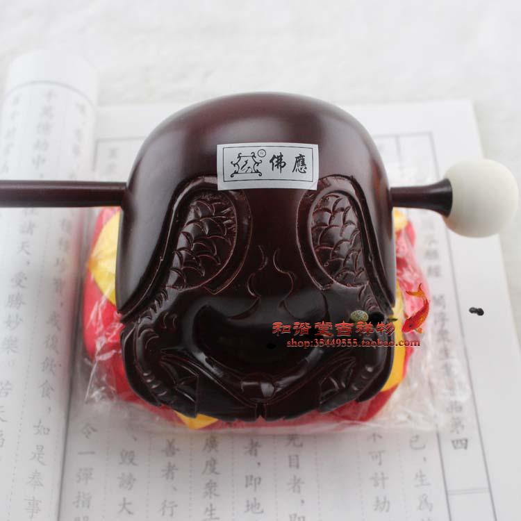 Buddha should 3 5 inches woodfish small fabric Gui Yu Dharma apparatus for the fabric of the fabric