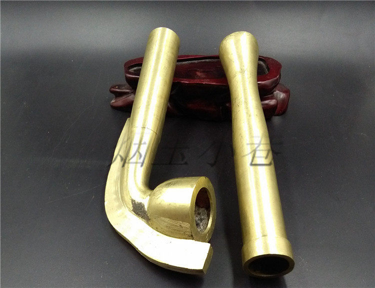 Old Brass Thickened special large smoke pan cigarette holder Traditional dry cigarette bag Special smoke gun Tobacco Tobacco Fighting Accessories