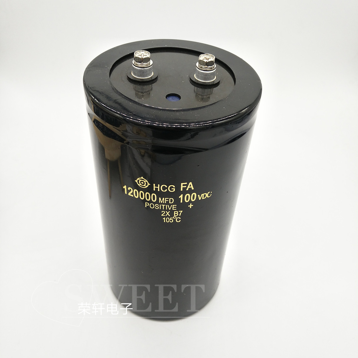 Imported 100V120000UF capacitor 100V120000UF electric vehicle capacitor battery