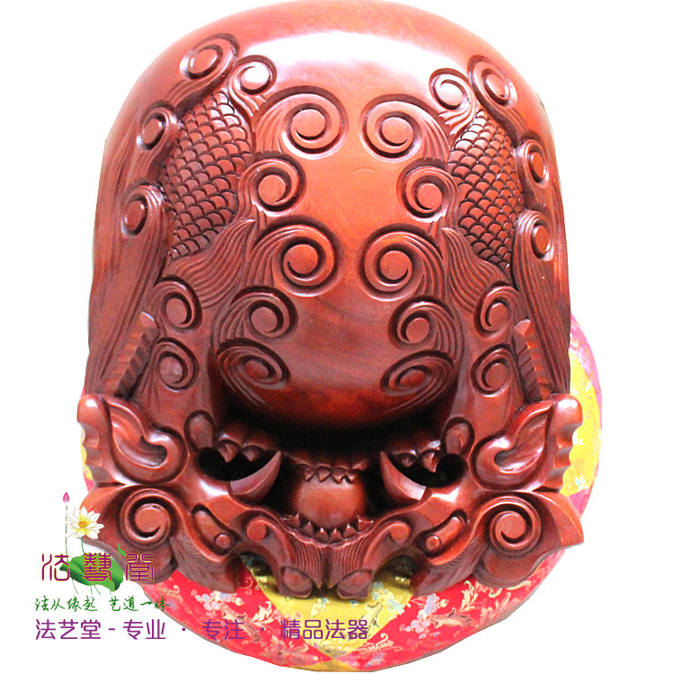 Farah Hall Taiwan Dragon Carving Zhangmu Wood Fish Buddha Buddhist Supplies Buddhism Supplies Surface Law Society Religious