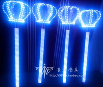 LED performance staff DS performance staff illuminated staff LED crown staff customized staff staff and magic wands