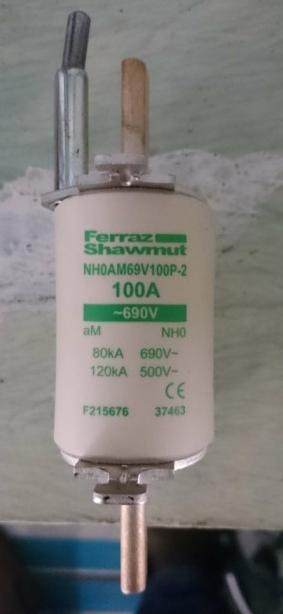 Ferraz Shawmut fuse NH0AM69V100P-2 100A 690V aM NH0