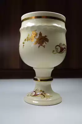 Spot UK Royal Worcester chalice ornaments Palissy series bone china 0140004