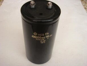 Imported Hitachi 16V490000UF screwed up aluminum electrolytic capacitor automotive energy storage capacitor