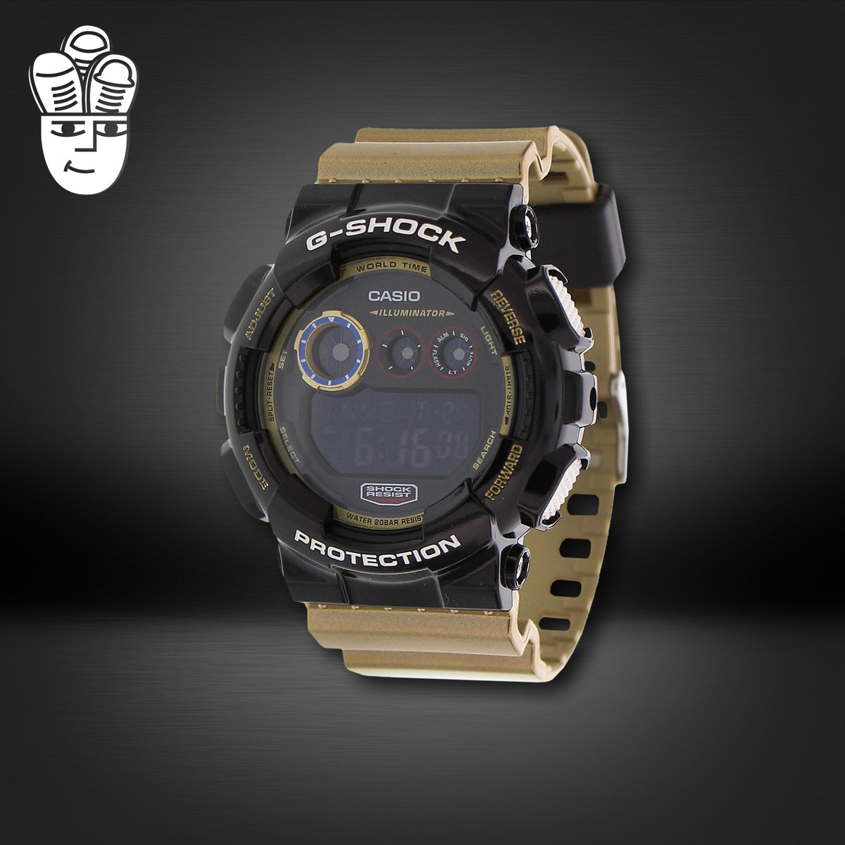 Casio G-Shock GD-120 卡西欧时尚质感运动腕表 男士潮流防水手表