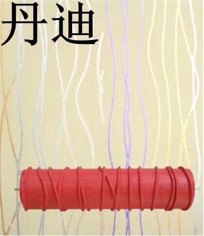 10 Inch Muscular Wall Film Tool Brushed Wall Printed Drum Silicon Algae Clay Embossing Roller Creme Lacquered Printing Stripe Tool