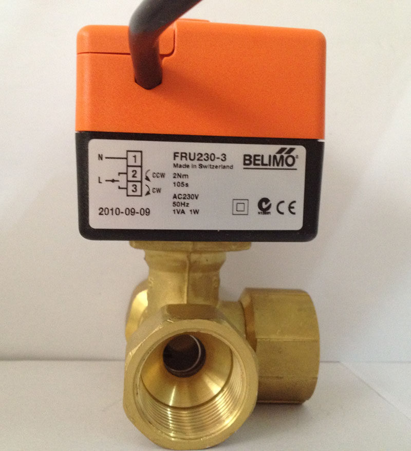 belimo electric two-way valve RB220 FRU230-3 fan coil two-way valve RB225 FRU230-3