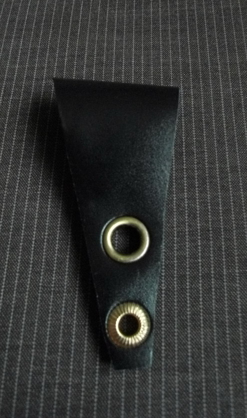 Film transfer leather waist strap