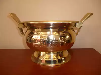 Pure copper incense burner Lucky treasure Incense burner Taiping incense burner Buddhist supplies Household supplies Pure copper