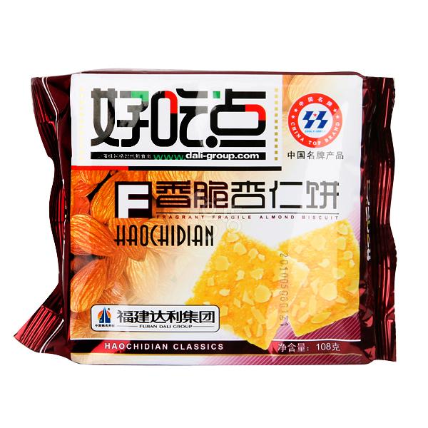 好吃点 香脆杏仁饼108g/袋 1号店