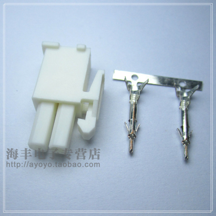 Yaskawa servo motor Panasonic servo motor plug 2-core plug FL-2P 2-hole male