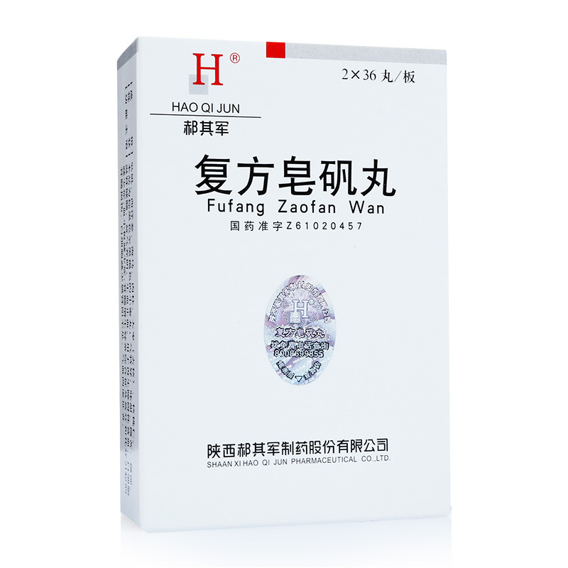 郝其军 复方皂矾丸 0.2g*72丸/盒