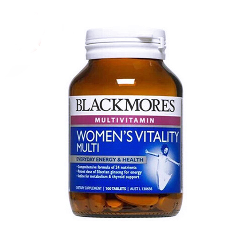 Blackmores澳佳宝女性复合维生素100片维生素B族维生素C维生素E