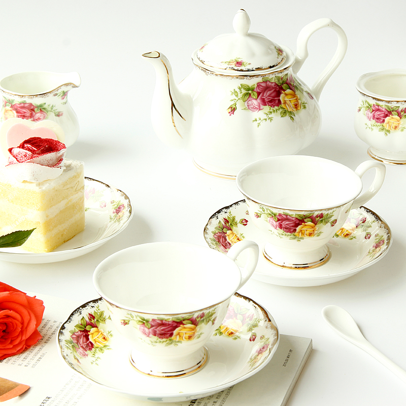 European goods to transport 】 【 tea set English afternoon tea tea sets of ipads China coffee cups and saucers ceramics