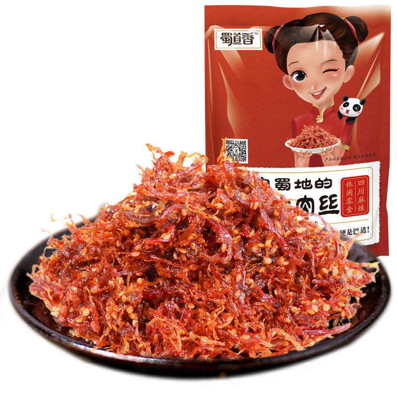 【天猫超市】蜀道香 麻辣灯影牛肉丝88g 四川特产 休闲零食品小吃