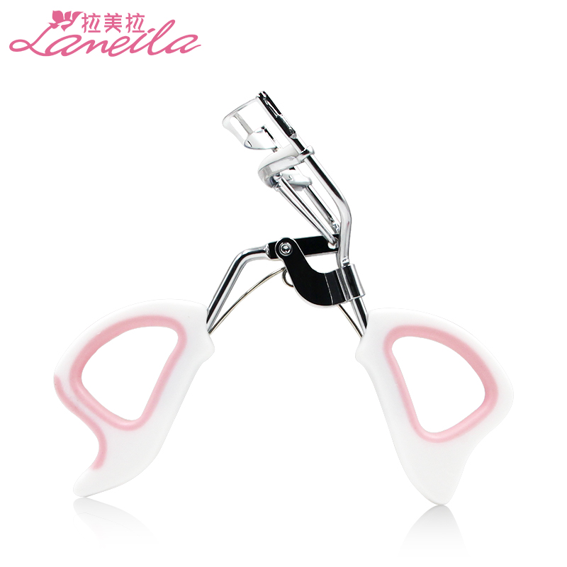 拉美拉睫毛夹 睫毛辅助工具 送替换胶垫 弾力广角双线卷翘化妆