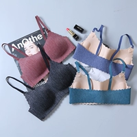 Đồ lót thể thao nữ học sinh nữ trung học áo ngực không có vành thu thập vest vest phần mỏng quấn ngực ống hàng đầu áo bra ren