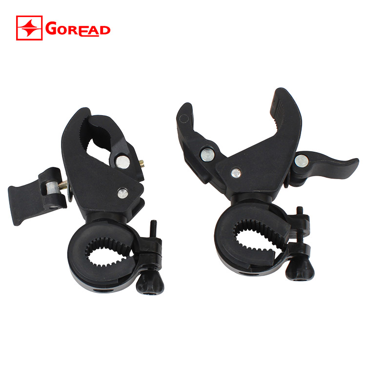 P71 Multifunction Car Clip Flashlight lamp frame Swivel Flashlight Frame Bike Light Clip Flashlight Car Clip