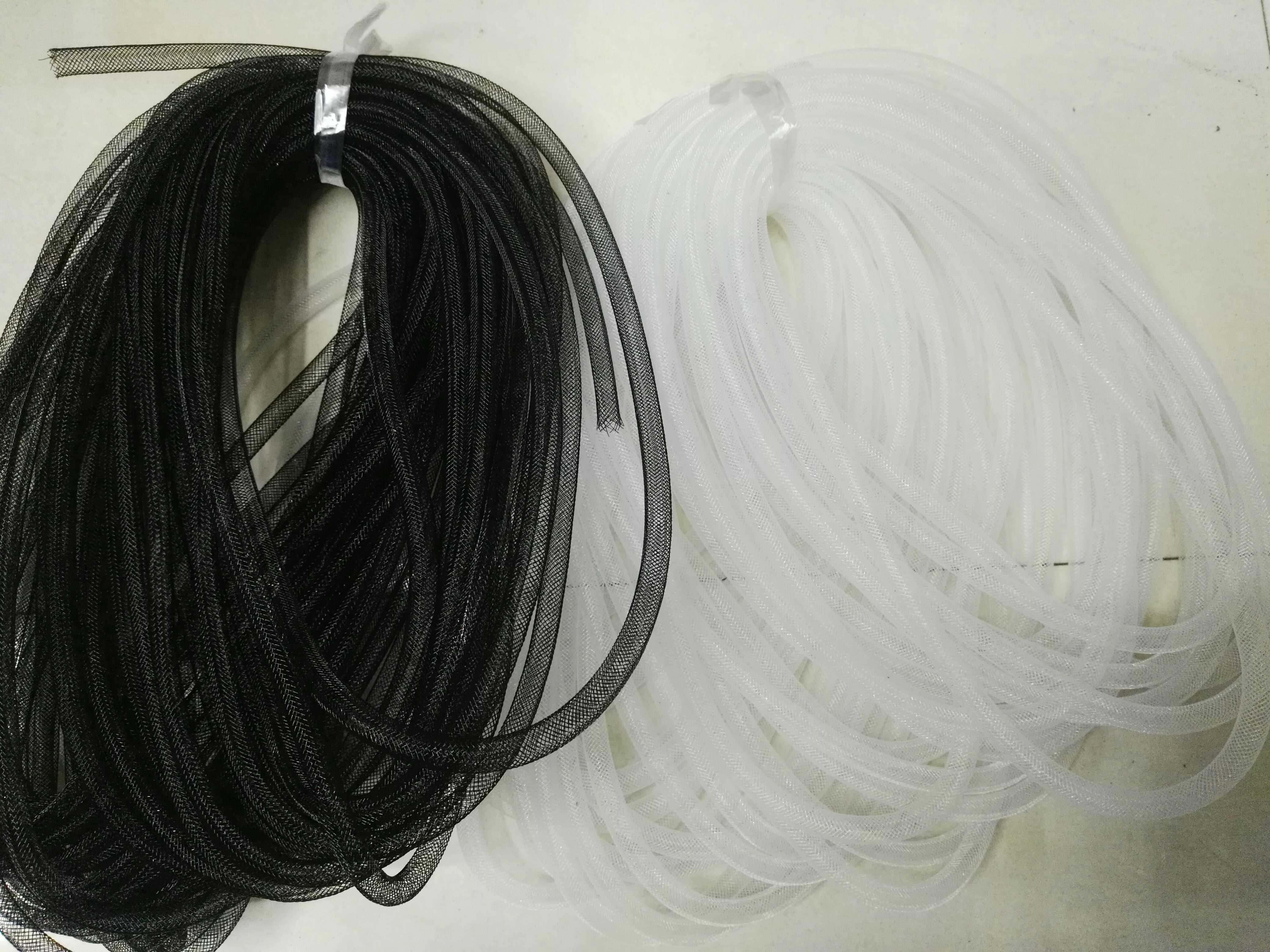 Shuai Shuai elastic net tube DY handmade jewelry accessories material 8MM fishing net nozzle elastic net tube rabbit ears