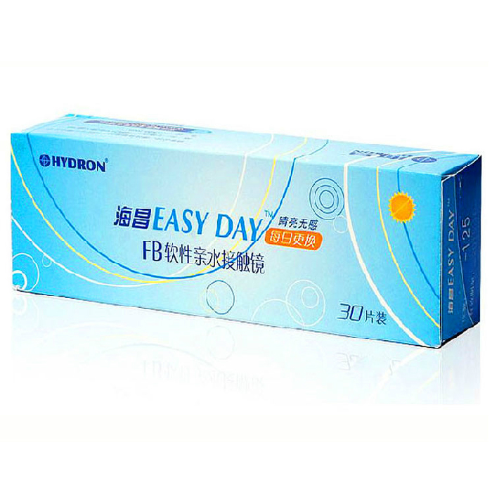 海昌隐形眼镜Easy Day FB日抛近视30片装无感舒适透氧TF