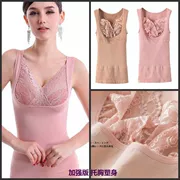 Corset vest nữ mùa xuân ấm áp vest nữ vest corset gợi cảm quần áo giảm béo bụng ngắn áo khoác