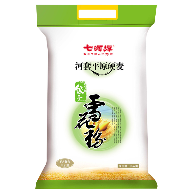【苏宁易购】七河源河套饺子雪花粉5kg
