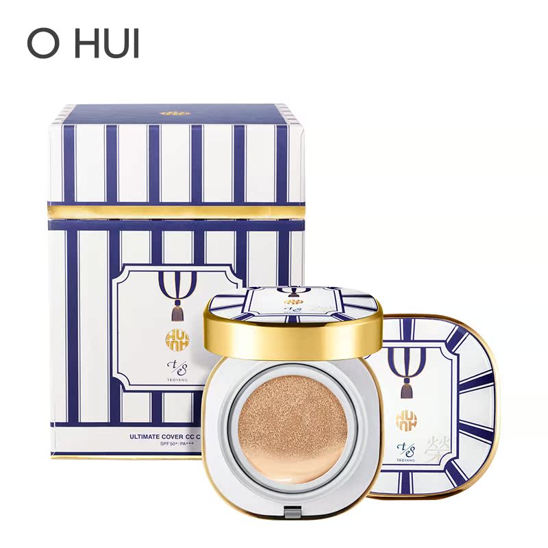 韩国LGOHUI/欧蕙 限量第3版完美遮瑕CC气垫15g*4 抗皱美白防晒