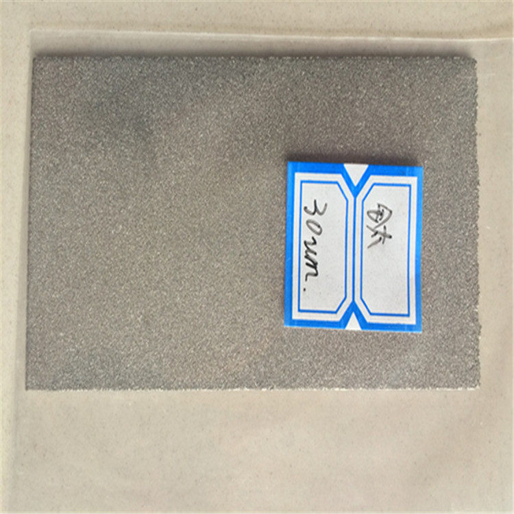 Factory Direct Sales Titanium Powder Sintered Plate Foam Titanium Plate 195mm * 195mm * 30 Filter Material 
