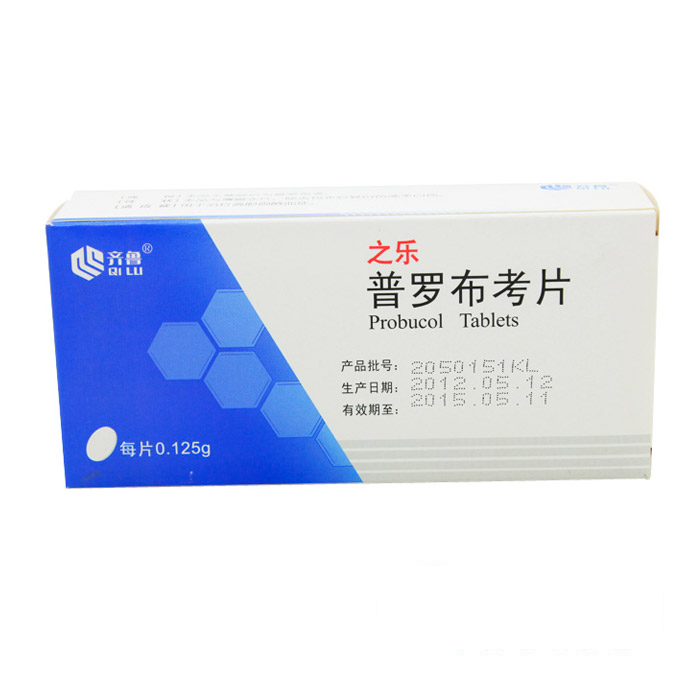 齐鲁 之乐 普罗布考片 0.125g*8片*4板/盒