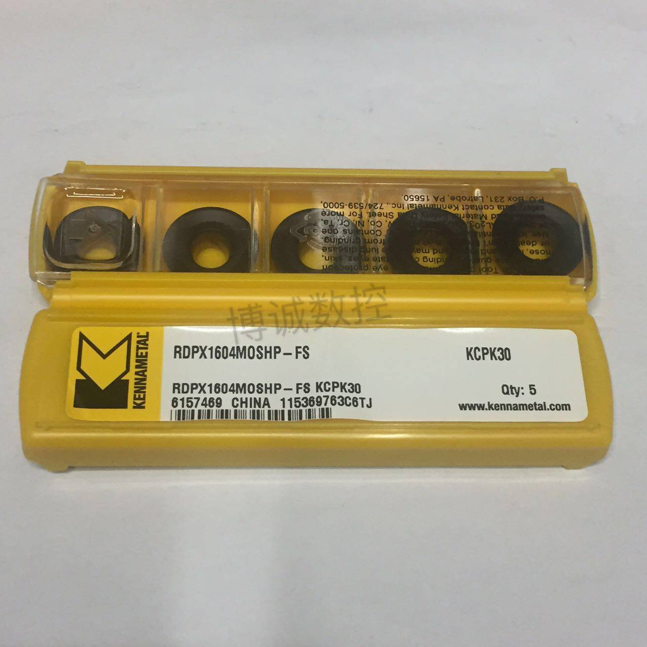 KennaMETAL CNC inserts milling inserts RDPX1604MOSHP-FS KCPK30