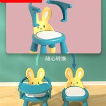 Low stool 1 anti-chair for children half a year old and one year old baby eating dining chair baby back stool bench child