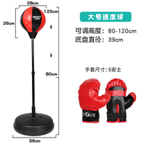 Boxing children boys training tumbler fitness sandbags standing girls children gloves equipment boxing students