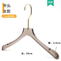 New soot acrylic transparent childrens and womens clothing mens non-slip hangers clothing store special clothing support production LOGO