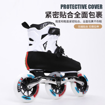 Speed ​​skating shoe cover protective cover childrens surface speed skating cover adult shoe anti-wear #shoes anti-wear roller skates scratch cover anti-splash shoes