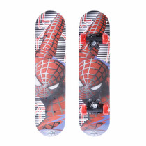 Cartoon Vibrant Four-Wheel Scooter Primary and Secondary School Male Skateboard Beginner_Introduction Double-Up Kindergarten Skateboard