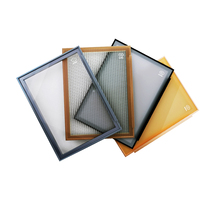 Manufacturer wine cabinet door glass door aluminum frame minimalist glass door tempered narrow J frame wardrobe door leaf cabinet glass cabinet