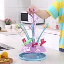 Baby cup drain rack bottle drying rack pacifier cup drain rack tree-shaped bottle organizer