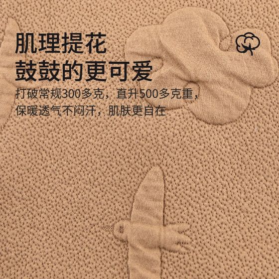 宝宝连体衣背带裤秋冬季加厚保暖连身长裤婴儿衣服休闲男女儿童裤