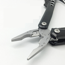 Multifunctional outdoor pliers folding knife car w hammer wrench pliers hammer folding hammer multi-purpose tool horn