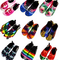 E-commerce supplier supplies adult mens and womens beach snorkeling shoes diving shoes swimming shoes red river foot soft-soled shoes