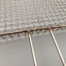 Pure stainless steel barbecue clamps thick grilled fish racket grilled seafood special basket grilled clams special-shaped barbecue net