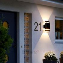Spot outdoor wall light waterproof exterior wall light wall light outdoor exterior wall G wall light LED square outdoor waterproof wall light