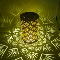 Extremely fast LED Solar Lantern Light Hollow Lantern Projection Light
