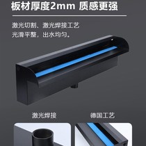 Stainless steel outlet courtyard water wall courtyard wall waterfall water curtain water curtain wall water feature wall water tank fish pond landscaping