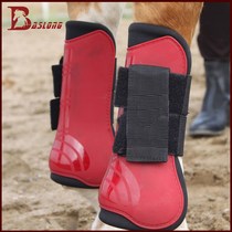 小马护腿 马术马绑腿 八尺龙马具马术用品(2前2后)多色马用护腿